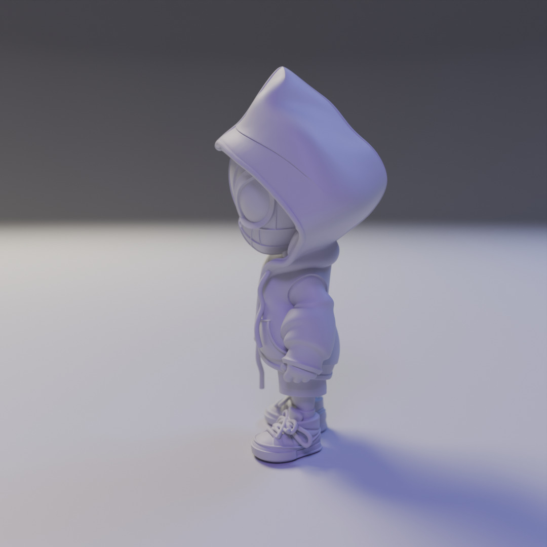 Chibi Spider man 3D print model_4