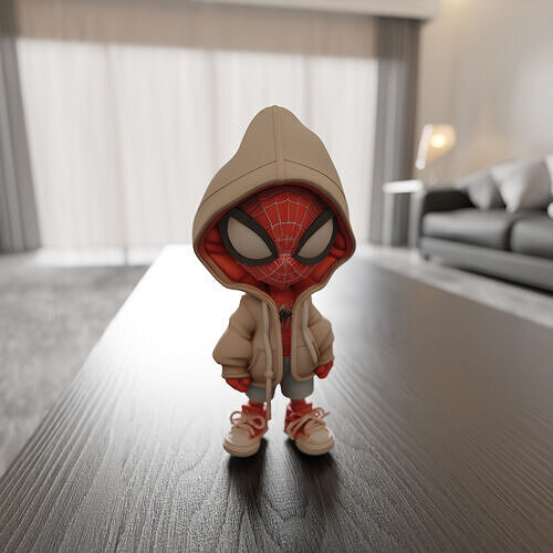 Chibi Spider man 3D print model