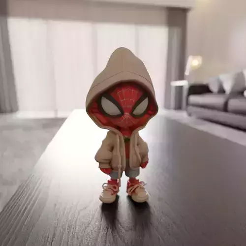 Chibi Spider man 3D print model Chibi Spider man 3D print model
