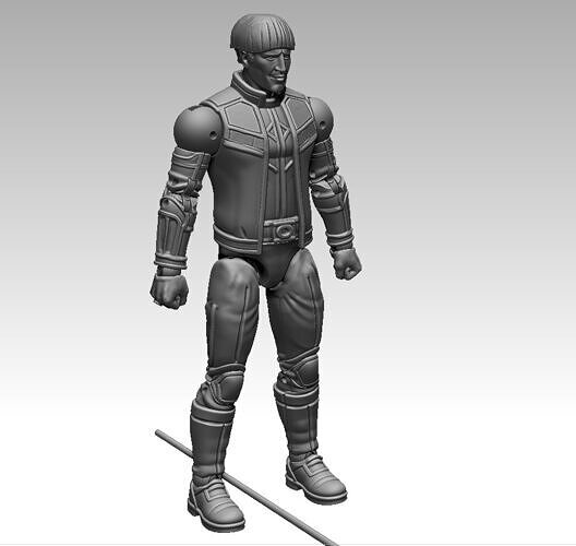 Guy Gardner Green Lantern 13cm Action Figure 3D print model