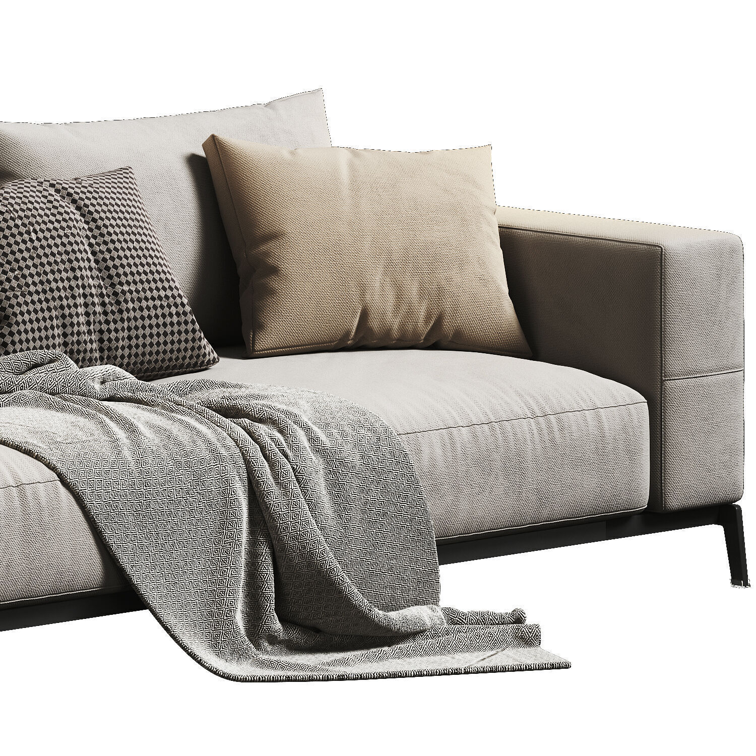 Ettore Sofa 2 Seats 02 3D model_3