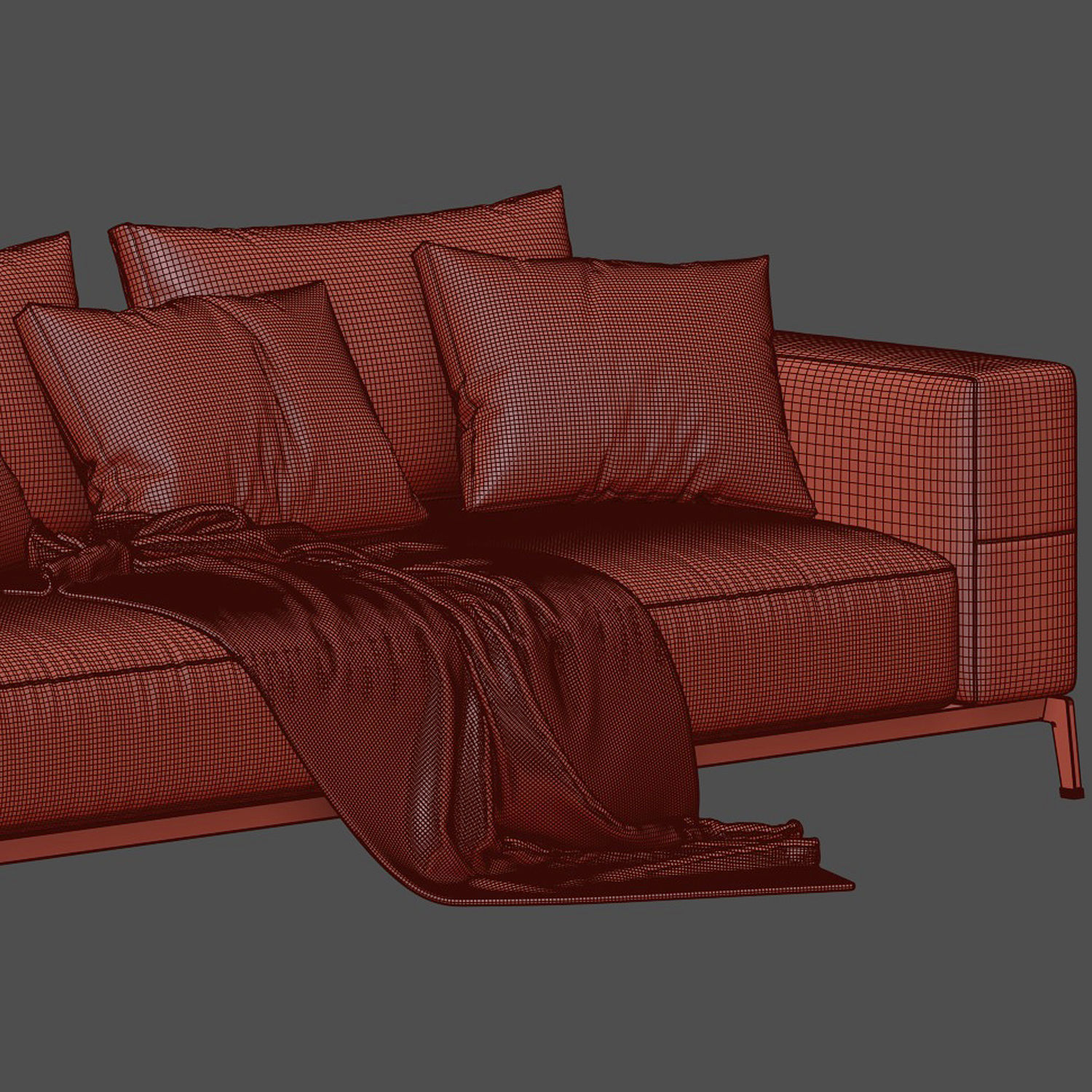 Ettore Sofa 2 Seats 02 3D model_6