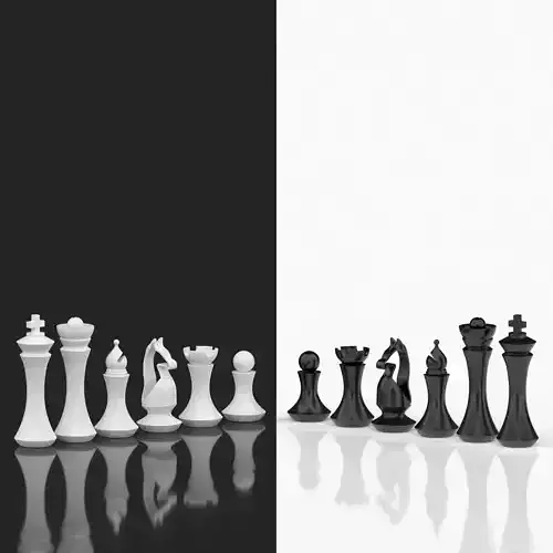 July 7 Chess Set 3D print model