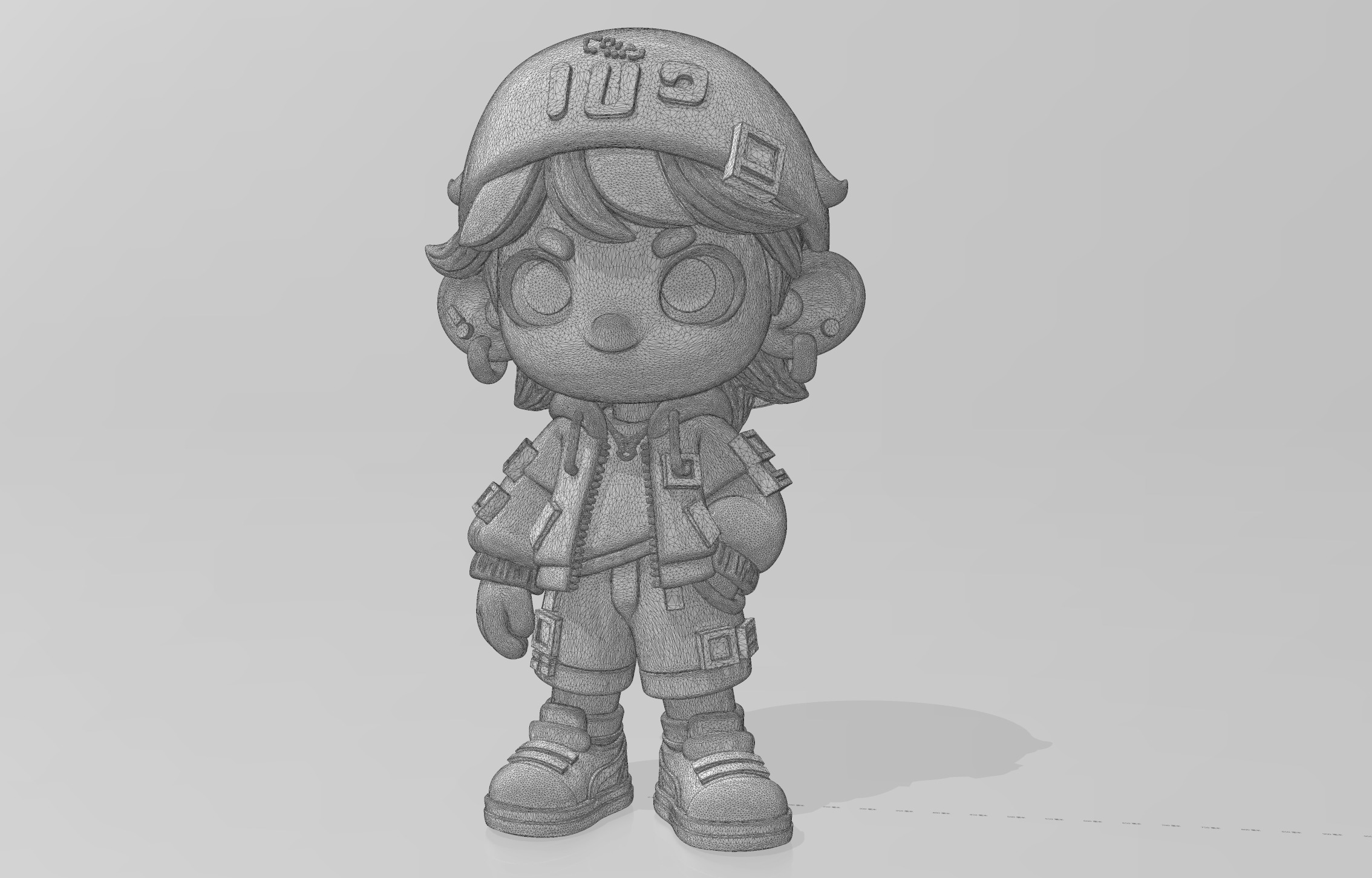 Trendy Street - style Boy 3D model_3