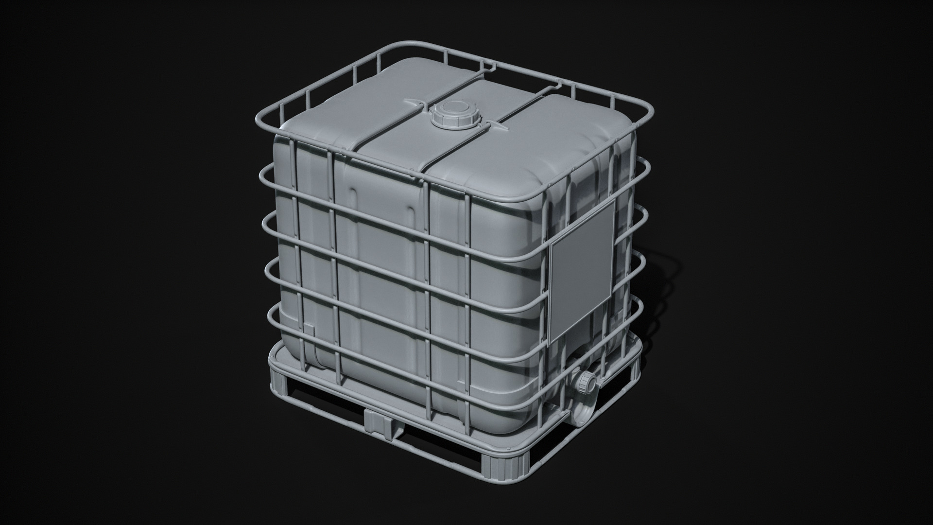 IBC Container High-Poly Model 3D model_3