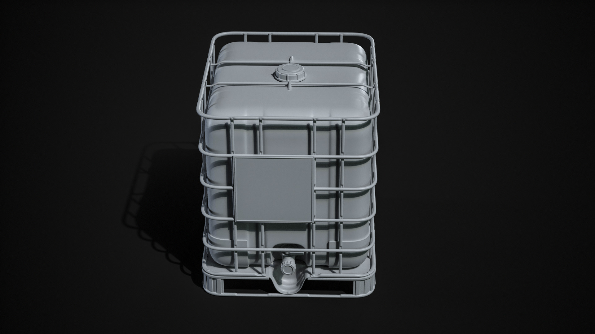 IBC Container High-Poly Model 3D model_5
