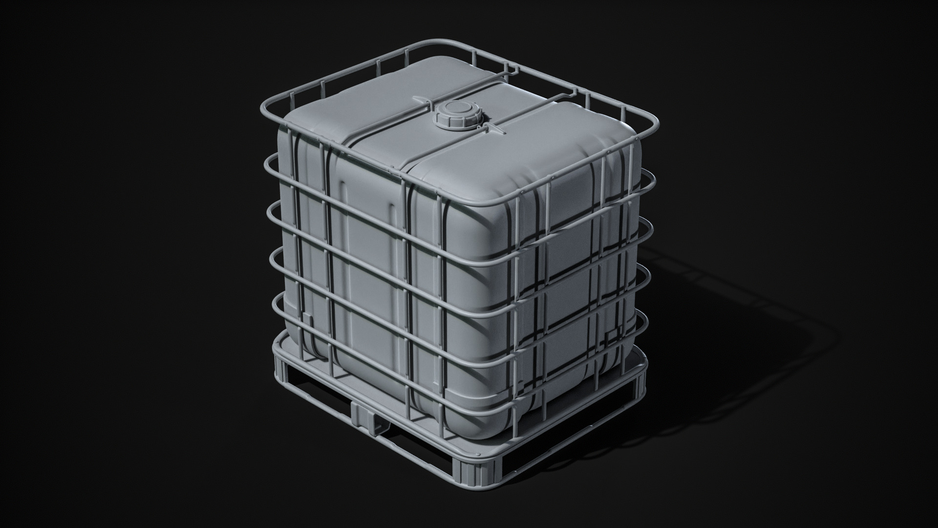 IBC Container High-Poly Model 3D model_2