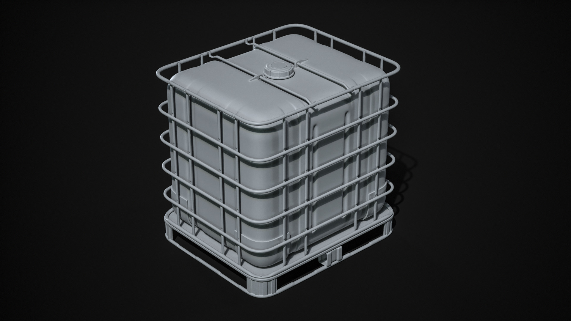 IBC Container High-Poly Model 3D model_4
