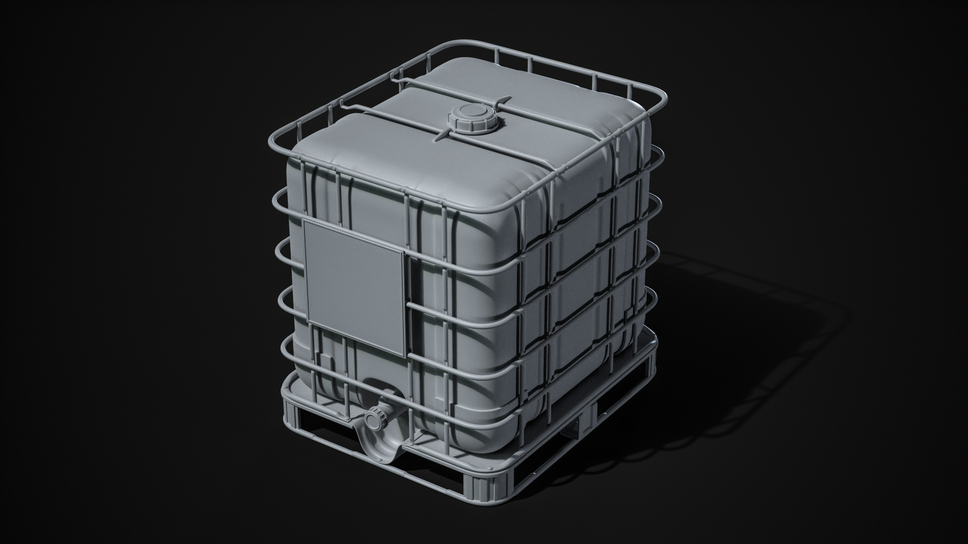 IBC Container High-Poly Model 3D model_6