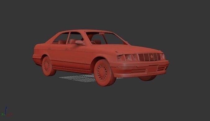 Toyota Crown Mk9 S140 1993 3D print model