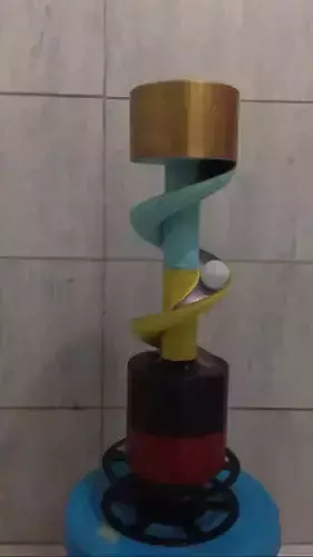 3D Aquapark Powered by Tennis Balls