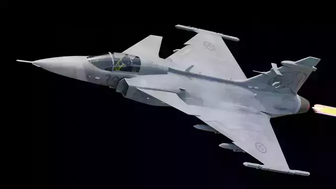 Saab Jas Gripen Fighter Jet