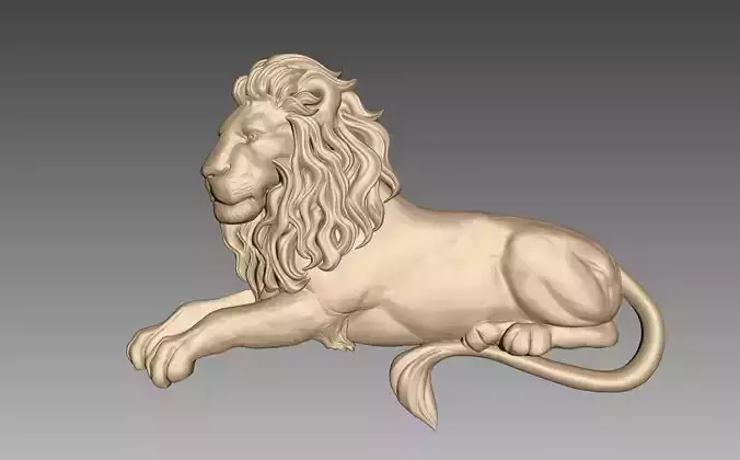 Lion CNC 3D print model