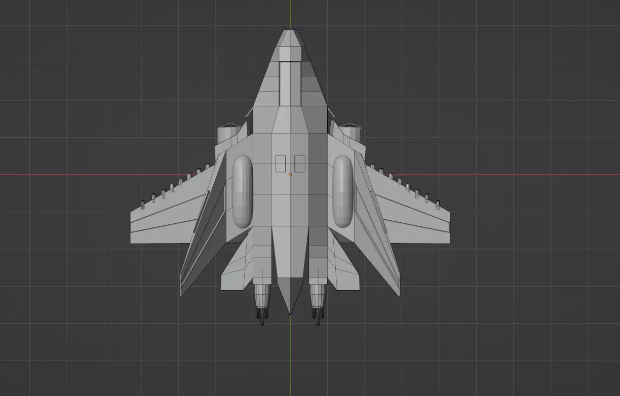3D Aircraft Model Free low-poly 3D model_0