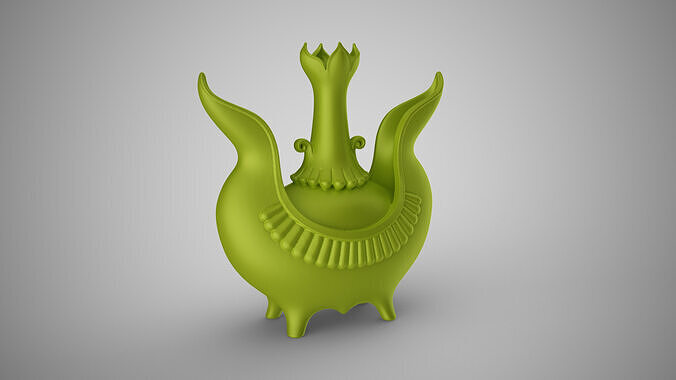 Flower Themed Vase 3D print model