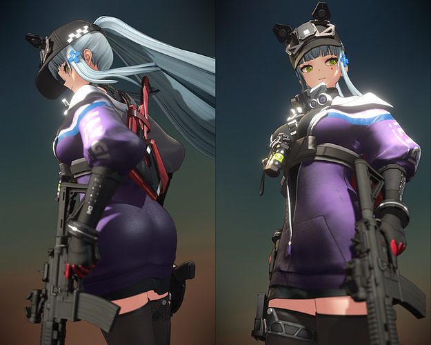 Klukai - Girls Frontline 2 3D model
