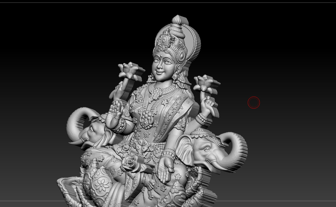 Laxmi Mata 3D print model 3D print model_25