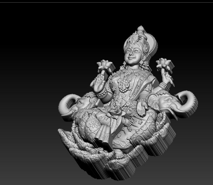 Laxmi Mata 3D print model 3D print model_21