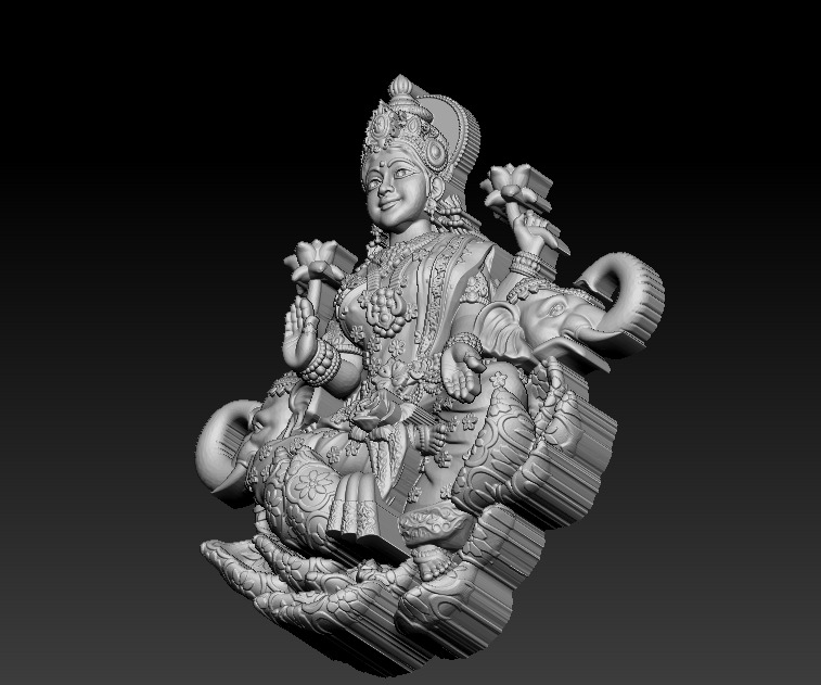Laxmi Mata 3D print model 3D print model_14