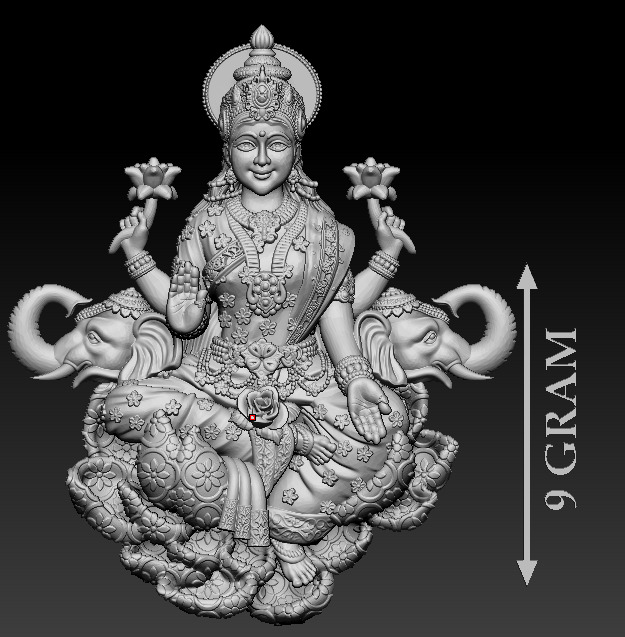 Laxmi Mata 3D print model 3D print model_3