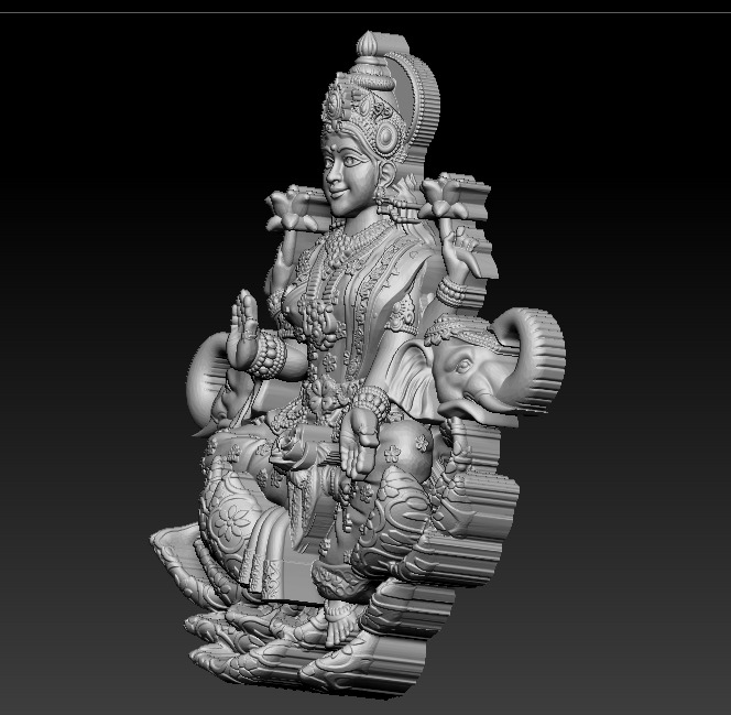 Laxmi Mata 3D print model 3D print model_12