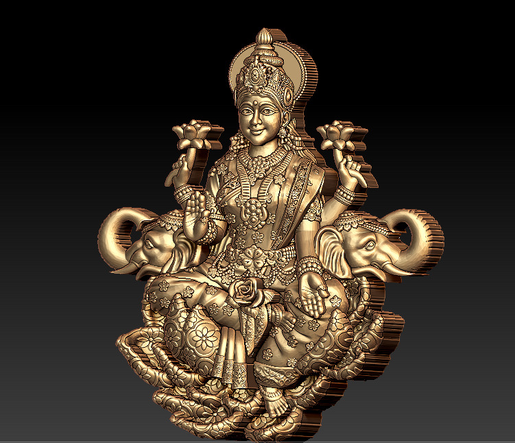 Laxmi Mata 3D print model 3D print model_29