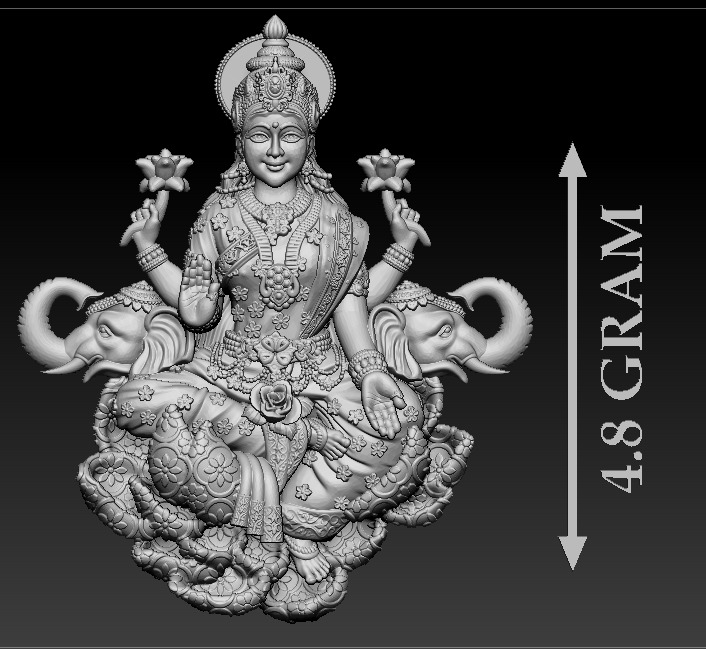 Laxmi Mata 3D print model 3D print model_1