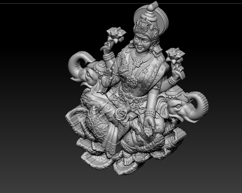 Laxmi Mata 3D print model 3D print model_23