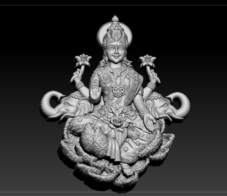 Laxmi Mata 3D print model 3D print model_27