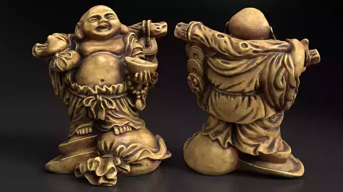 Laughing Buddha Statue