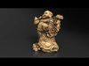 Laughing Buddha Statue Low-poly 3D model_1