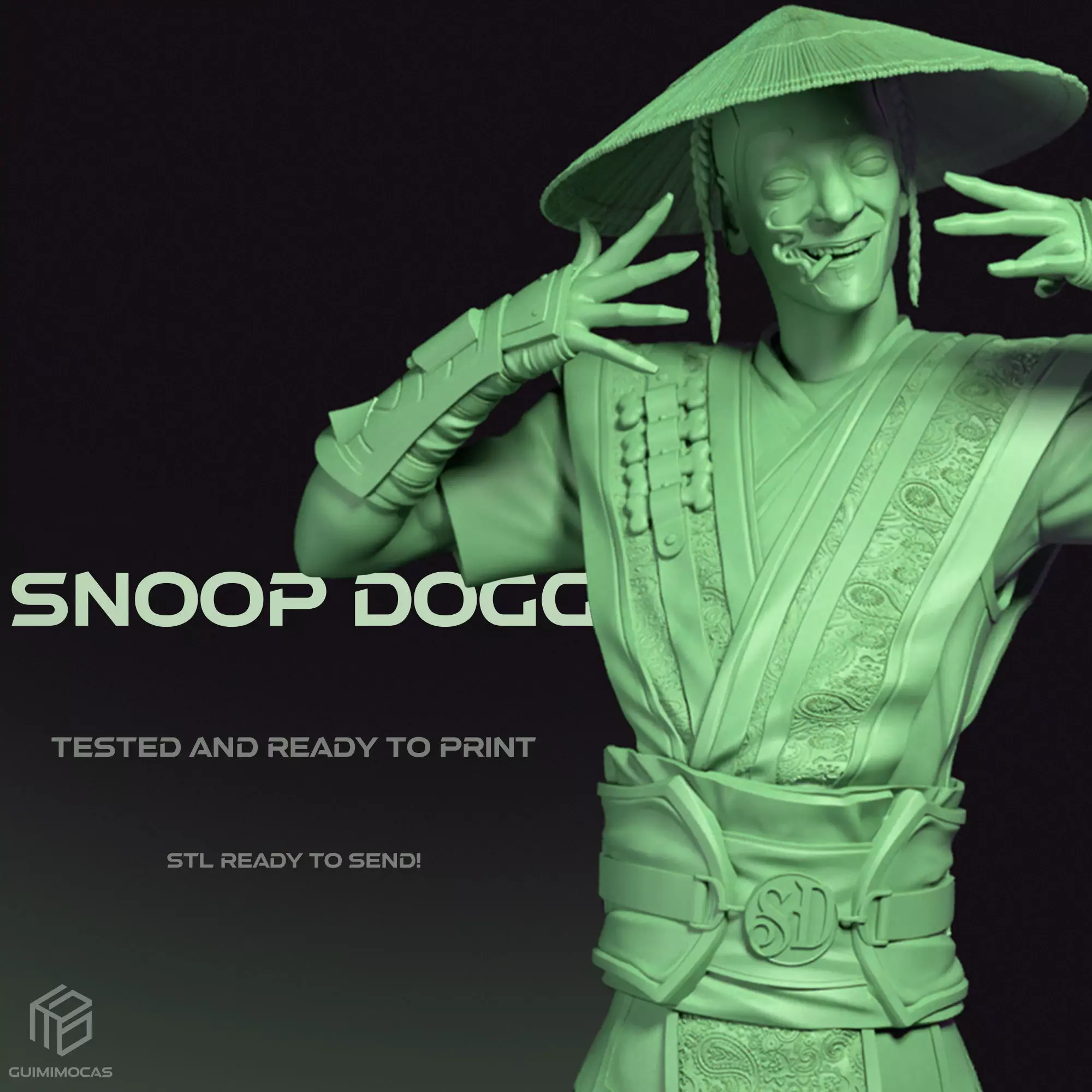 Snoop Dogg 3D Model 3D print model_0