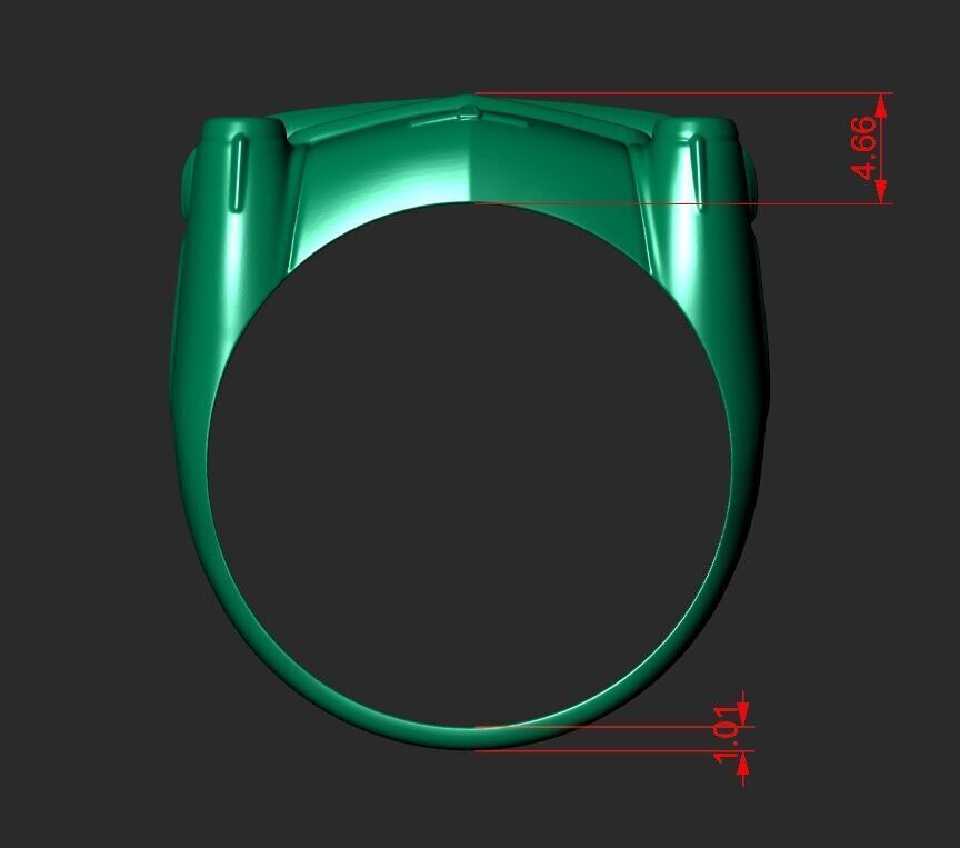 A SIGNET IN THE FORM OF A GAZ 21 CAR 3D print model_3