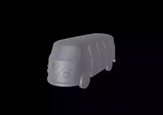 1960 VW MICROBUS 3D print model
