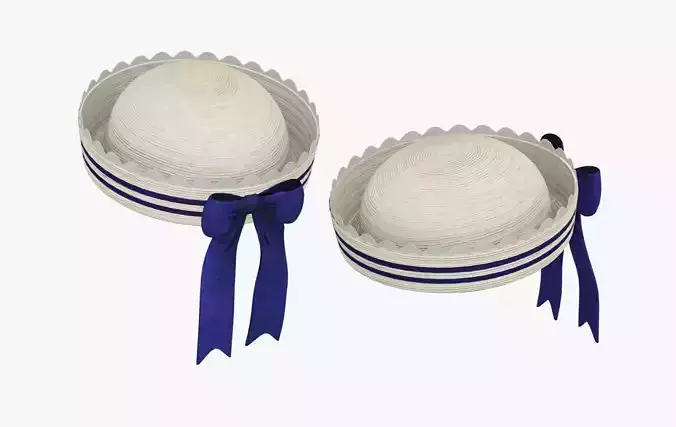Sailor Hat 3D Model PBR