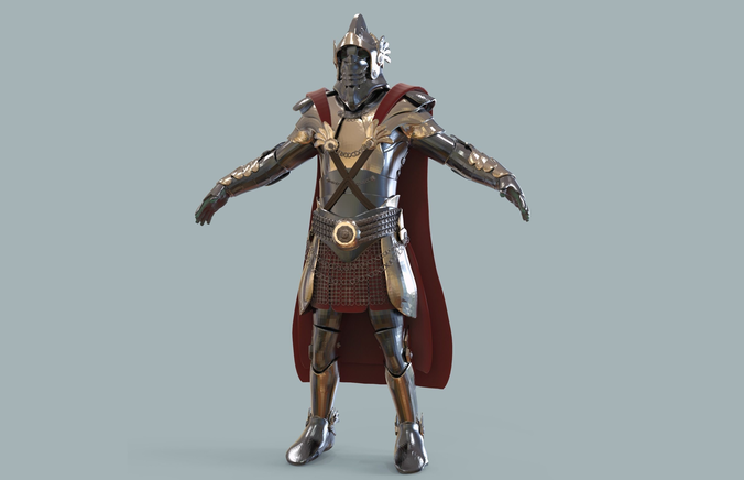 Medieval armour fantasy 3D model