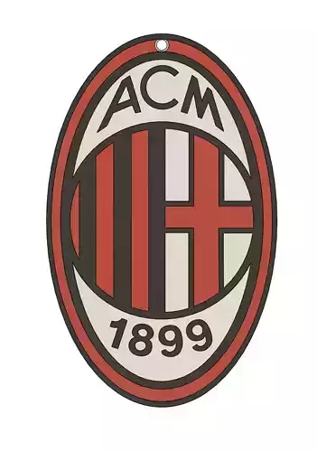 AC Milan 3D Logo 3D print model