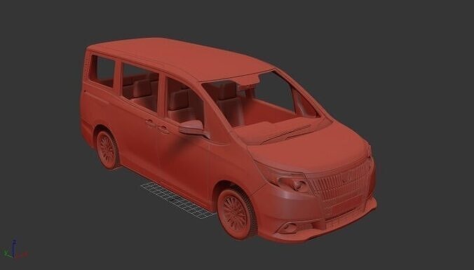 Toyota Esquire 2014 3D print model