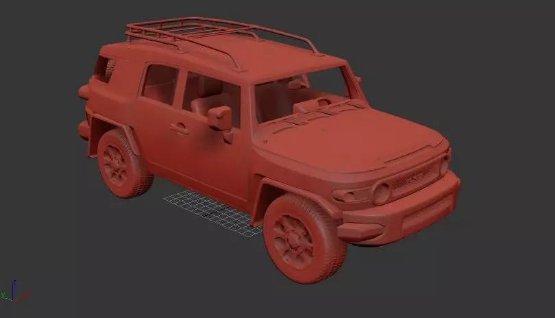 Toyota FJ Cruiser 2011 3D print model