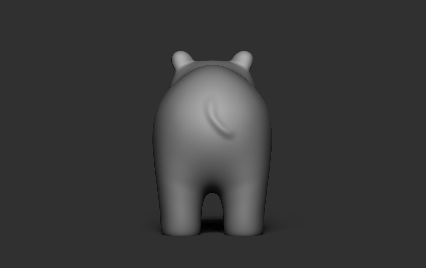 Hippopotamus 3D print model_15