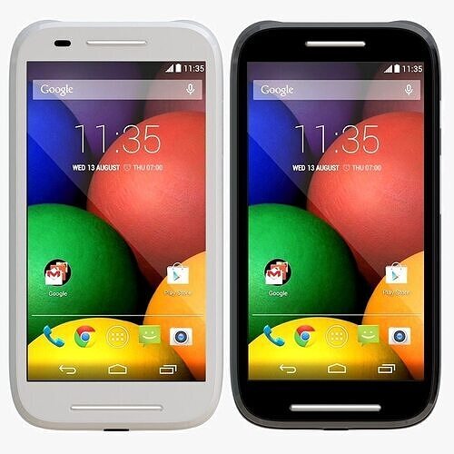 Motorola Moto E all color 3D model