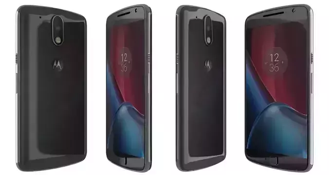 Motorola Moto G4 Plus Black 3D model