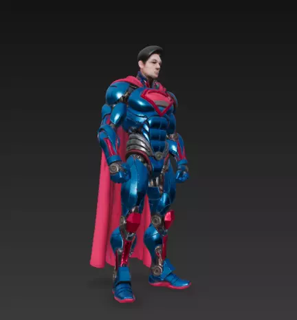 Superman IronMan Fussion Free 3D print model