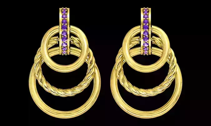 Luxe Orbit Earrings 