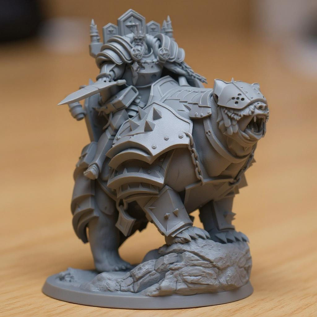 Mini Pack Miniatures RPG Dungeons and dragons Tabletop Miniature 3D print model_2