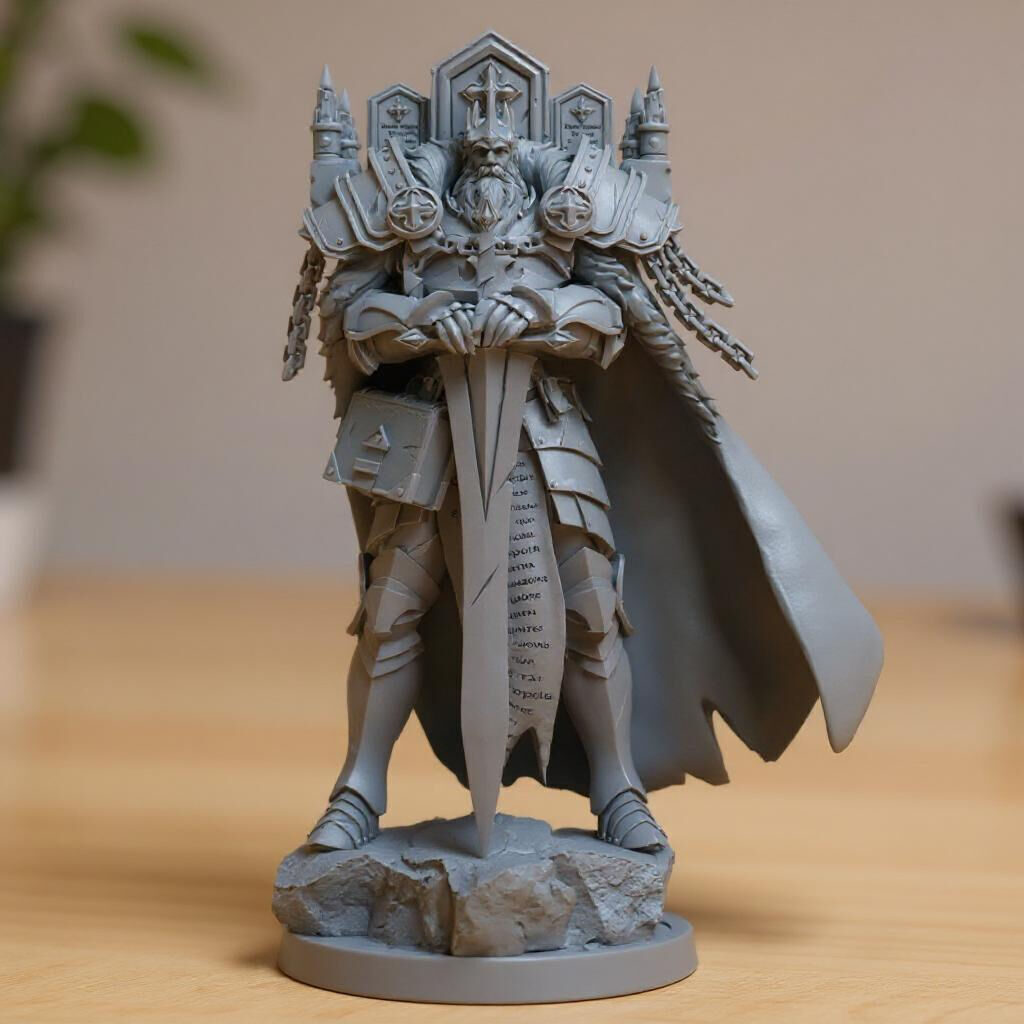 Mini Pack Miniatures RPG Dungeons and dragons Tabletop Miniature 3D print model_3