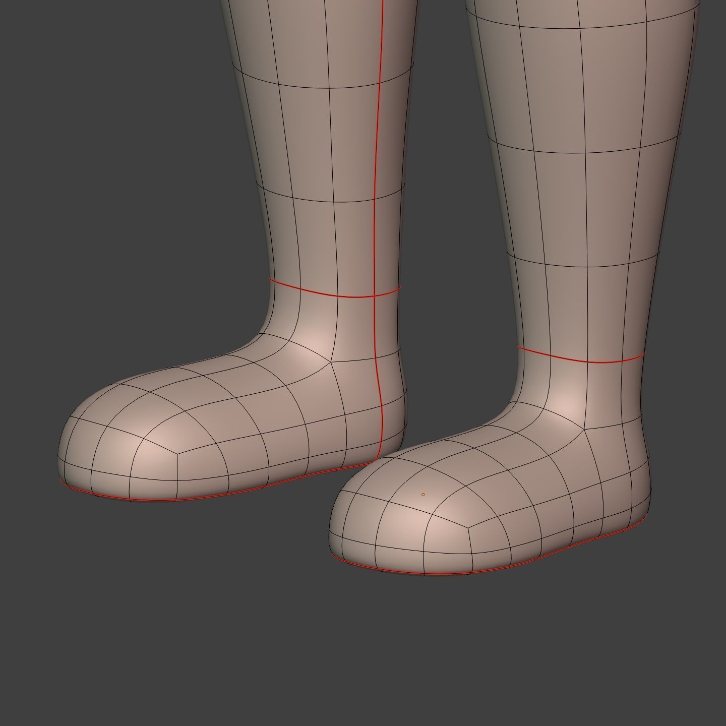 Cartoon Man - Stickman Character - IK and FK Rig - Separate Head Low-poly 3D model_13