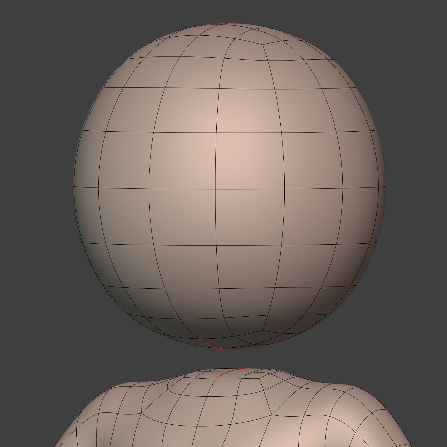 Cartoon Man - Stickman Character - IK and FK Rig - Separate Head Low-poly 3D model_15