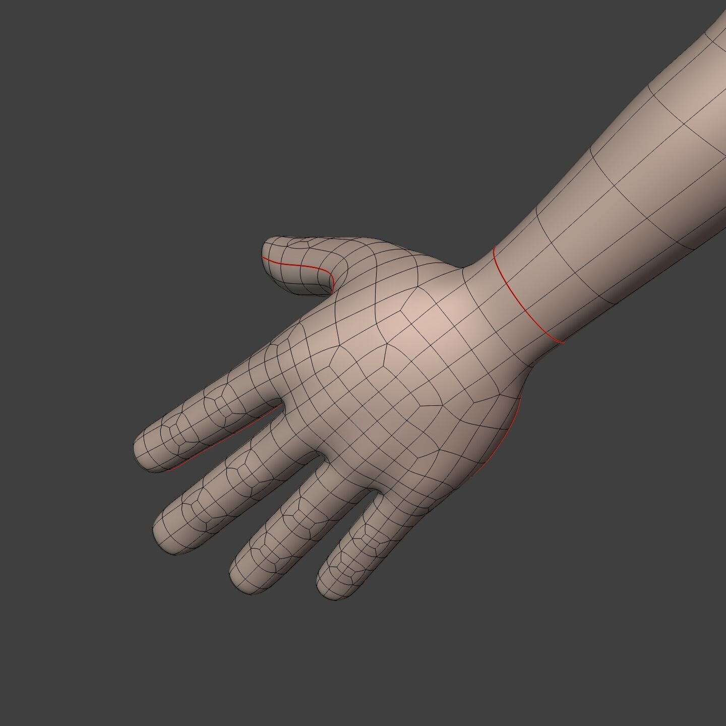 Cartoon Man - Stickman Character - IK and FK Rig - Separate Head Low-poly 3D model_11