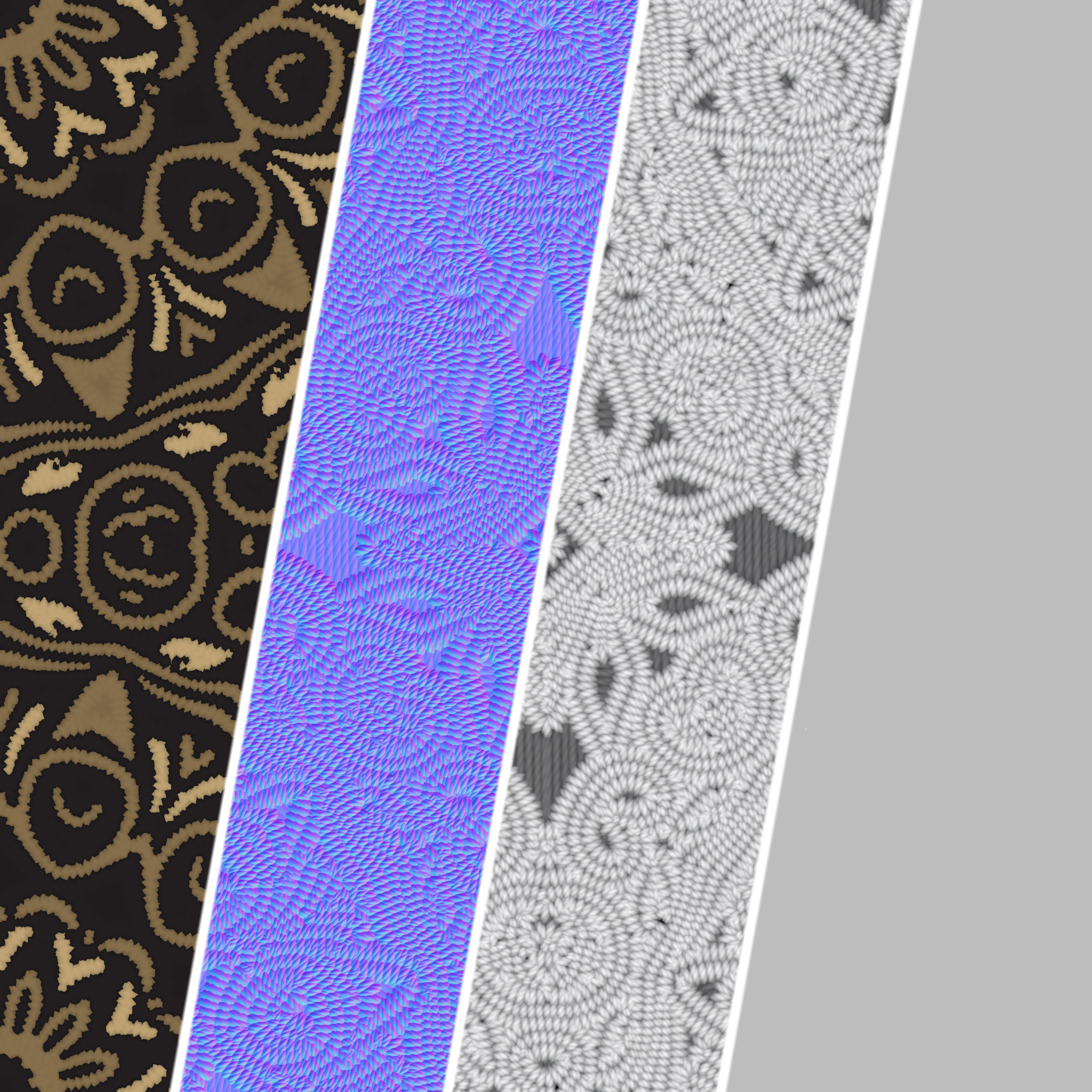 Fabric Materials 45- woven fabric - Sbsar Pbr 4k Seamless Texture_6